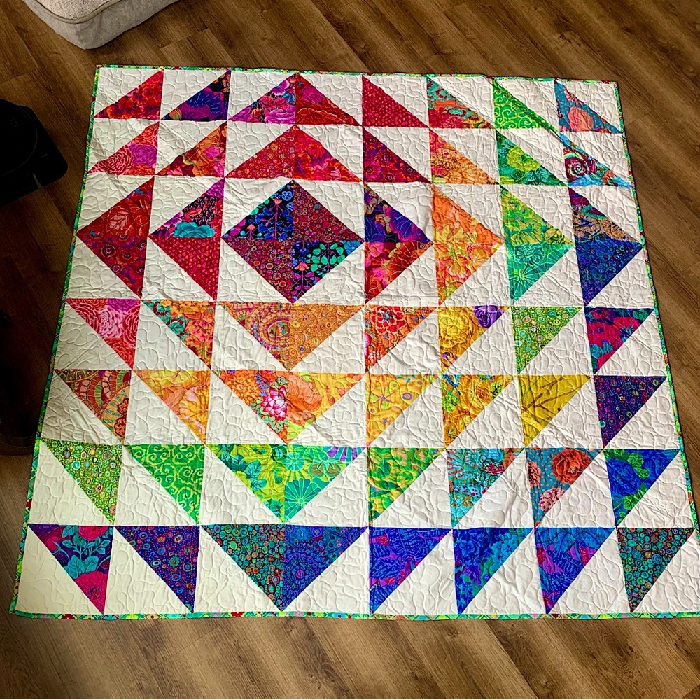 Handmade Kaffe Fassett Print Quilt